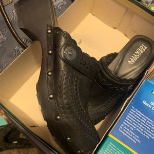 Size 9 black Clogs/mules